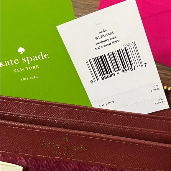 Kate Spade Neda Traincared NWT - Picture 6 of 9
